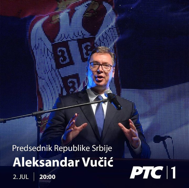 Вучић сутра гост на РТС 1: О формирању Владе и владавини права
